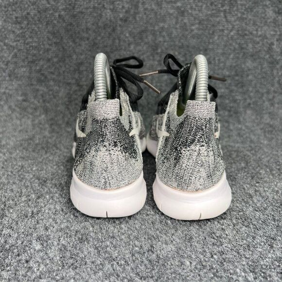 Nike Free RN Flykint 2017 Running Shoes Women's Size 6 Black White Oreo Athletic - Picture 7 of 13